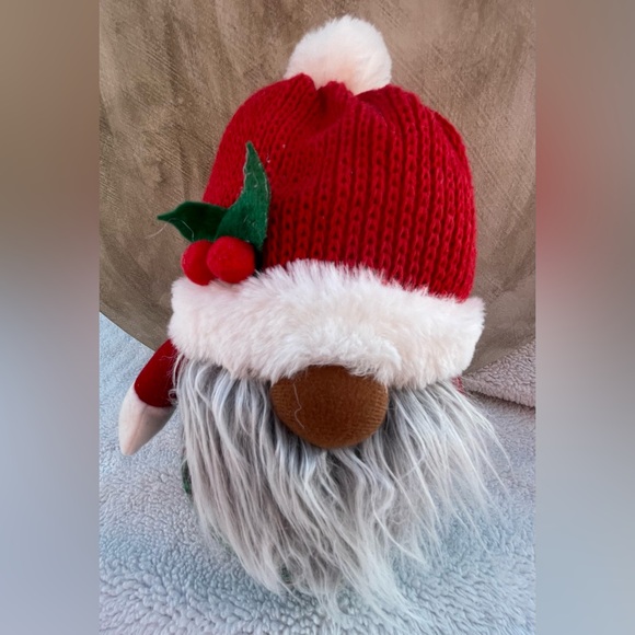 PLAID PATTERN GNOME, African American- 9” tall approximately - Picture 2 of 3